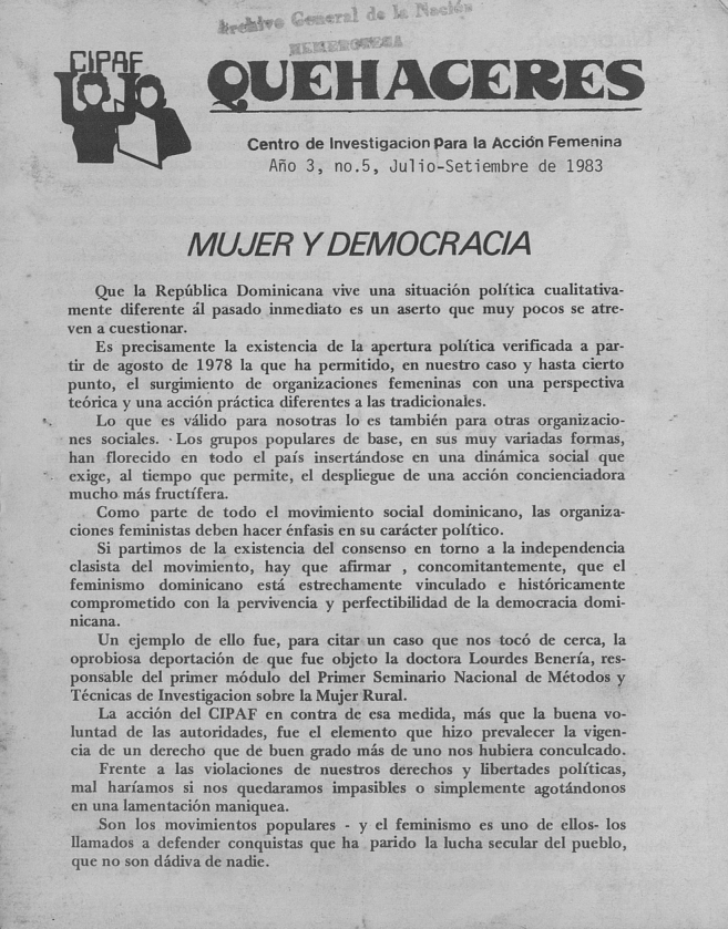 Portada del Núm. 1