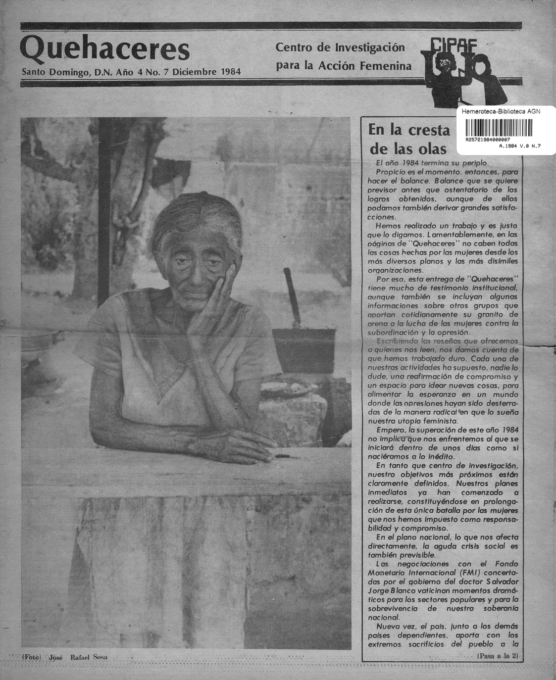 Portada del Núm. 8
